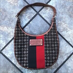 Kate Spade New York Classic Dot Noel Hobo Shoulder Bag Zipper Closure